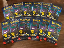 (Lot of 12) Pokemon TCG Trick or Trade Booster Packs 2024 Halloween Card - Image 1