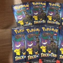 (Lot of 12) Pokemon TCG Trick or Trade Booster Packs 2024 Halloween Card - Image 2