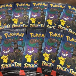(Lot of 12) Pokemon TCG Trick or Trade Booster Packs 2024 Halloween Card - Image 3