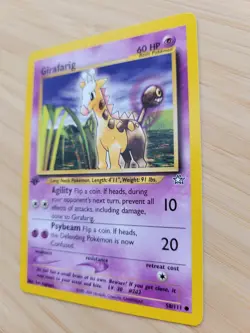 Pokemon TCG Girafarig Neo Genesis 58 Regular 1st Edition Common - Image 3