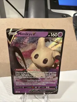 Pokemon Mimikyu V 068/172 Brilliant Stars Ultra Rare Full Art Holo 160HP (EN) - Image 1
