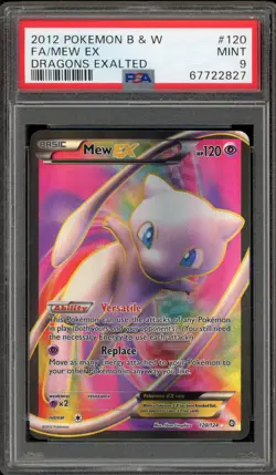 Pokemon Mew EX Dragons Exalted Full Art #120 PSA 9 Mint - Image 1