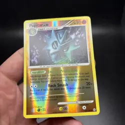 Pupitar Reverse Holo Uncommon Pokemon Vintage Card Stormfront 47/100 NM -j - Image 3