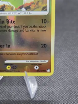 Larvitar (Reverse Holo) 87/123 Pokemon Mysterious Treasures - NM - Image 4