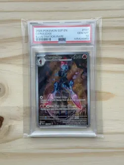 2024 POKEMON SSP EN-SURGING SPARKS ILLUSTRATION RARE #197 CERULEDGE PSA 10 - Image 1