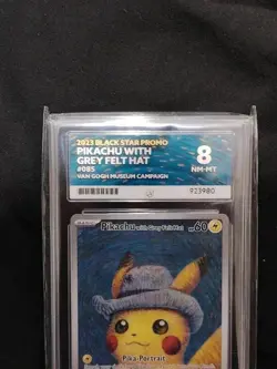 Pokemon Tcg Van Gogh Pikachu Felt Hat Promo Ace 8 - Image 3