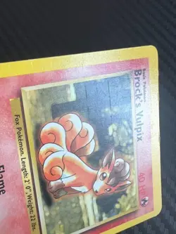 Pokemon TCG Brock's Vulpix Common Gym Heroes 73/132 Unlimited LP - Image 3