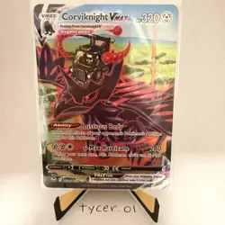 Pokemon TCG Corviknight VMAX Ultra Rare Holo TG19 - Image 1