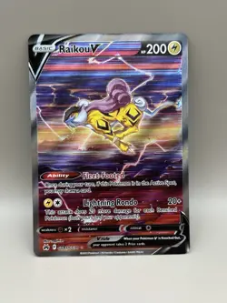 Pokemon TCG Raikou v Crown Zenith: Galarian Gallery GG41/GG70 NM - Image 1