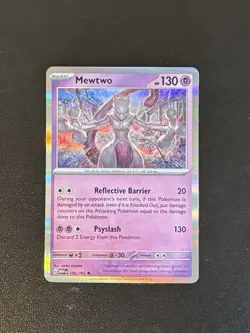 Mewtwo 150/165 Scarlet & Violet 151 Rare Pokemon Holo Near Mint - Image 1
