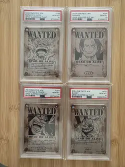PSA 10 One Piece Card Emperors In The New World OP09 Wanted Card Sequential - Image 1