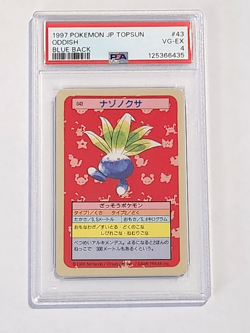 1997 POKEMON JP TOPSUN ODDISH BLUE BACK #43 PSA 4 - Image 1