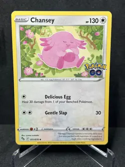 Chansey 051/078 Non Holo Pokemon GO Pokemon Near Mint - Image 1