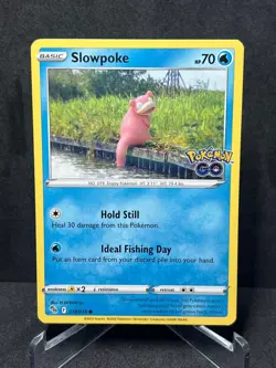 Slowpoke 019/078 Non Holo Pokemon GO Pokemon Near Mint - Image 1
