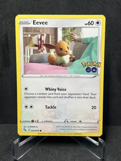 Eevee 054/078 Non Holo Pokemon GO Pokemon Near Mint - Image 1