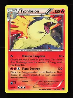 Typhlosion 20/162 Holo Rare BREAKthrough Pokemon Holo Moderately Played - Image 1