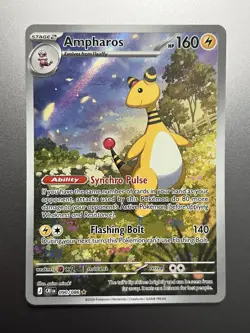 Pokemon - Ampharos 090/086 Illustration Rare, ME: Chaos Rising, Holo, Near Mint - Image 1
