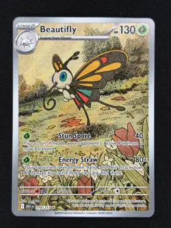 Beautifly 219/217 Illustration Rare Ascended Heroes Pokemon NM - Image 1