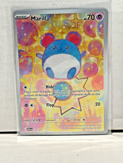 2026 Pokemon English Ascended Heroes Marill #ASC EN 232/217 Full Art Holo TZ94 - Image 1