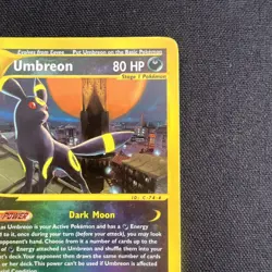 2003 Aquapolis Umbreon REVERSE Holo Foil 41/147 WOTC E-Reader Series Pokemon - Image 3