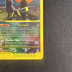 2003 Aquapolis Umbreon REVERSE Holo Foil 41/147 WOTC E-Reader Series Pokemon - Image 5