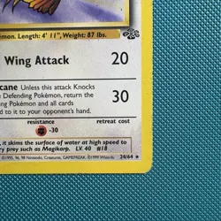 Pokemon Vintage 1st Edition Non-holo Rare Pidgeot Jungle 24/64 WotC 1999 - Image 4