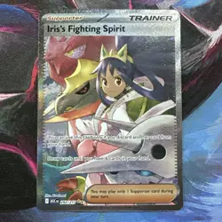 Iris's Fighting Spirit 292 / 217 SIR Pokemon Ascended Heroes NM FRESH PULL - Image 1