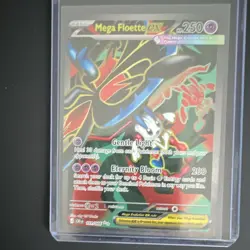 Pokemon TCG Mega Floette EX Full Art Holo Ultra Rare Chais Rising #101/108 ENG - Image 1
