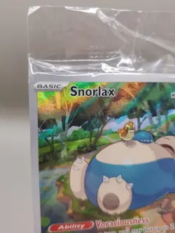 Snorlax SVP EN 051 Black Star Promo Scarlet & Violet Pokemon 151 Card - SEALED - Image 2