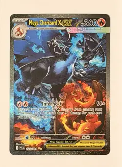 Mega Charizard X Ex - SIR - 125/094 - Pokemon - NM Good Centering/No Whitening - Image 1