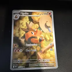 Pokemon TCG Pignite 097/086 Black & White Full Art Holo Rare EN 110HP 2011 - Image 1