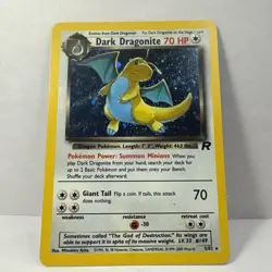 Pokemon Dark Dragonite 5/82 Holo - Image 1