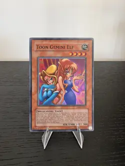 Yu-Gi-Oh! Toon Gemini Elf -DL6-EN001- Super Rare - Unlimited MP - Image 1