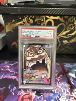 2024 One Piece OP-09 #081 Marshall D. Teach Alternate Art PSA 10 - Image 1