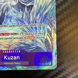Kuzan Alt Art (OP16-063) | OP16 - The Time of Battle | English - Image 5