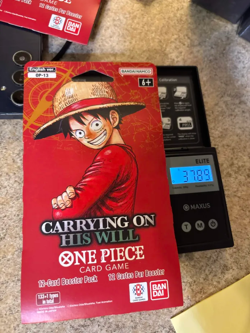 One Piece OP-13 CARRYING ON HIS WILL Sleeved Booster Pack - Heavy - 37.89g 🔥🔥 - Image 1