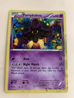 Pumpkaboo 44/119 Phantom Forces Pokemon Card - Image 1