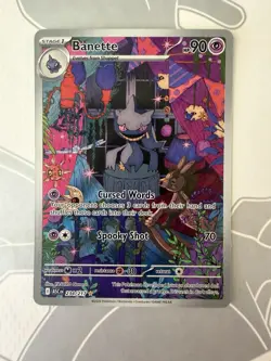 Pokemon TCG Mega Evolution Ascended Heroes Banette 234/217 Illustration Rare - Image 1