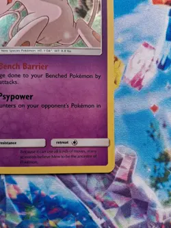 Mew SM215 Holo Black Star Promo Card Sun Moon Pokemon TCG - Image 5