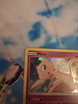 Mew SM215 Holo Black Star Promo Card Sun Moon Pokemon TCG - Image 3