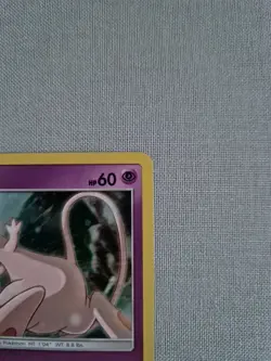 Mew SM215 Holo Black Star Promo Card Sun Moon Pokemon TCG Near Mint Condition - Image 3
