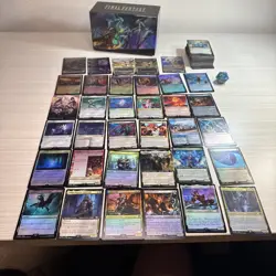 Magic The Gathering Lot Of All Final Fantasy Cards - Image 1