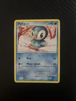 Piplup 15/17 POP Series 8 Pokemon Card 2008 Gen 4 Starter - Image 1