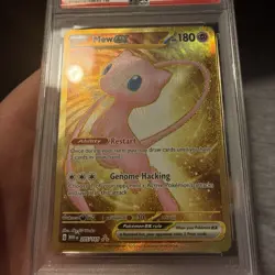 2023 Pokemon Mew EX Hyper Rare Holo Card #205/165 Scarlet & Violet En-151 - Image 2