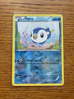 Pokemon Card Piplup [Reverse Holo] #33 Pokemon Legendary Treasures - Image 1