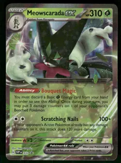 2023 Meowscarada ex - 033 Promo Holo NM SV: Scarlet & Violet Promo Cards Pokemon - Image 1