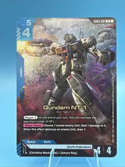 Gundam NT-1 Foil - GD03-001 - Gundam TCG Card Game - Image 1