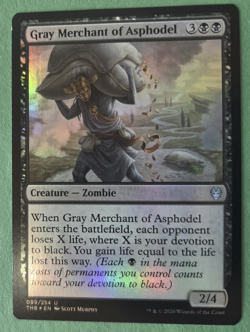 Gray Merchant of Asphodel - 99 - Theros Beyond Death - LP Foil Uncommon - Image 1