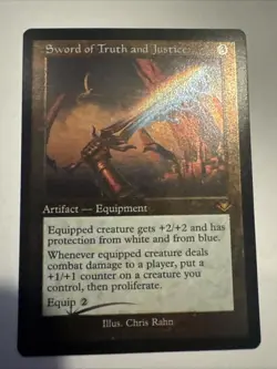 Sword of Truth and Justice (Retro Frame) (Foil Etched) Modern Horizons Foil - Image 1