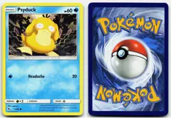 PSYDUCK 11/68 COMMON HIDDEN FATES POKEMON LP - Image 3